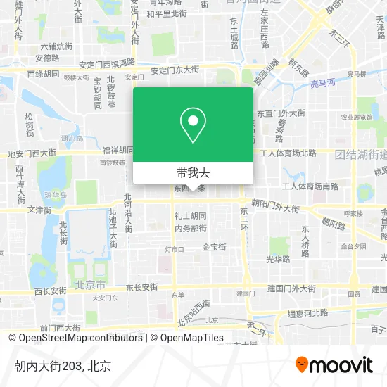 朝内大街203地图