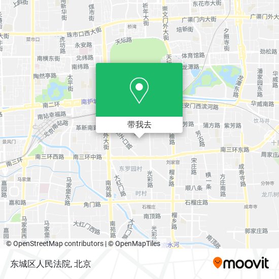 东城区人民法院地图