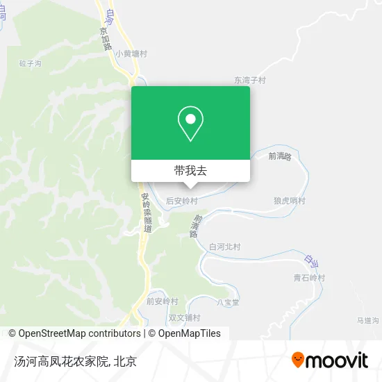 汤河高凤花农家院地图