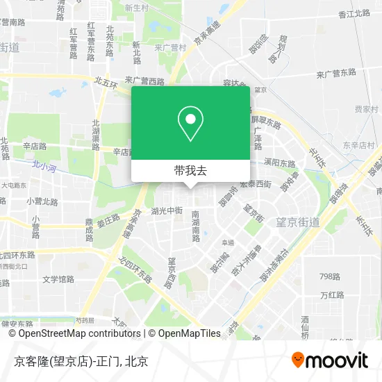 京客隆(望京店)-正门地图