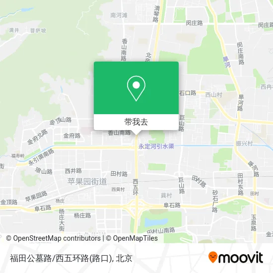 福田公墓路/西五环路(路口)地图