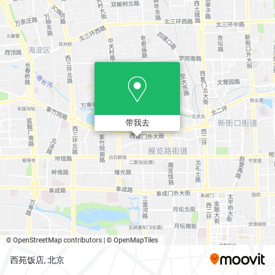西苑饭店地图
