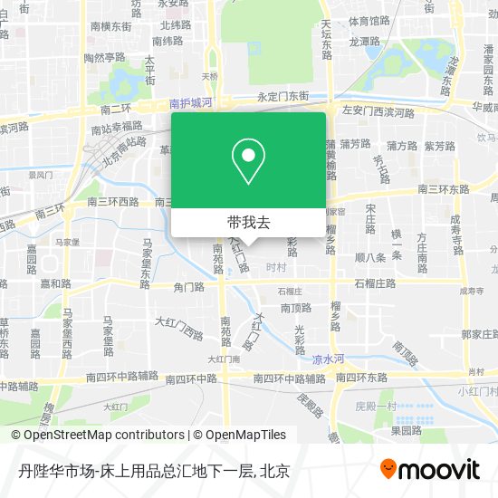 丹陛华市场-床上用品总汇地下一层地图