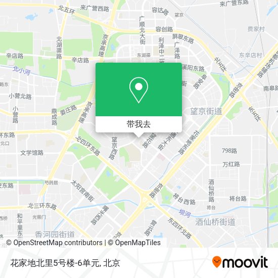花家地北里5号楼-6单元地图