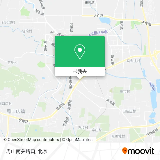 房山南关路口地图