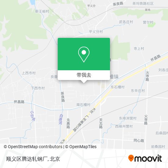 顺义区腾达轧钢厂地图