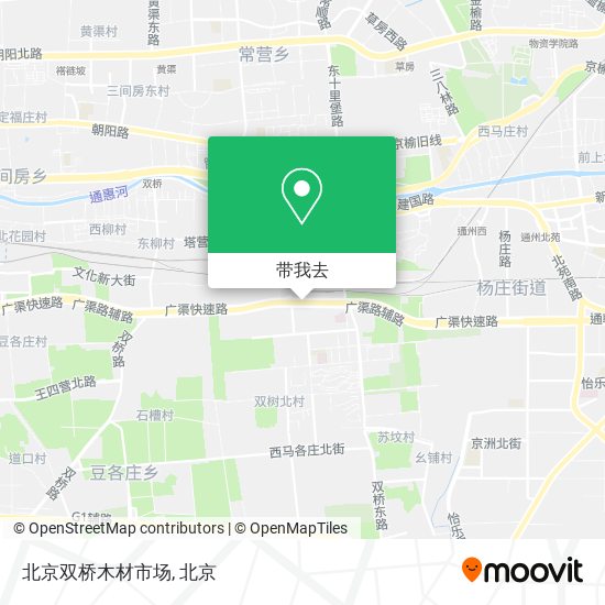 北京双桥木材市场地图