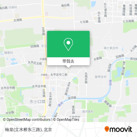 翰皇(立水桥东三路)地图