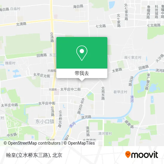 翰皇(立水桥东三路)地图