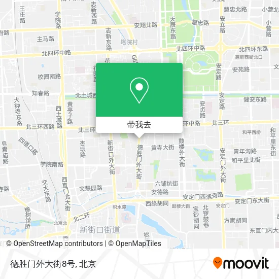 德胜门外大街8号地图