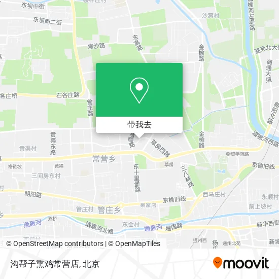 沟帮子熏鸡常营店地图