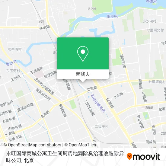 永旺国际商城公寓卫生间厨房地漏除臭治理改造除异味公司地图