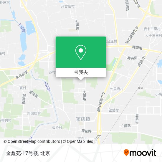 金鑫苑-17号楼地图