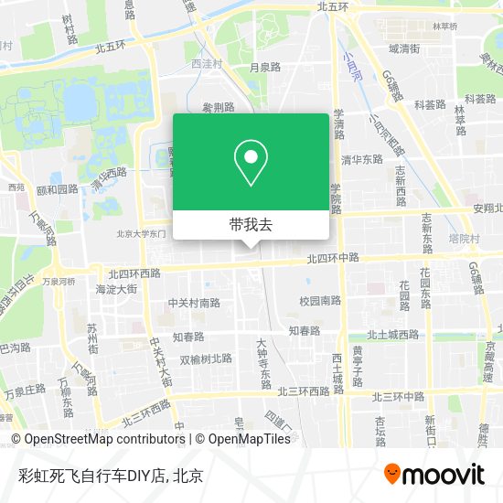 彩虹死飞自行车DlY店地图