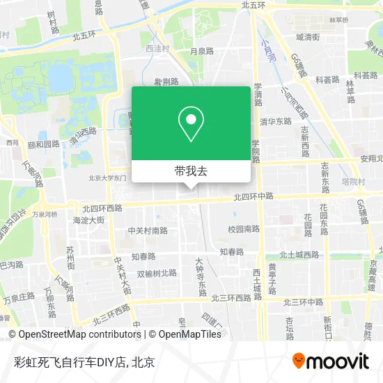 彩虹死飞自行车DlY店地图
