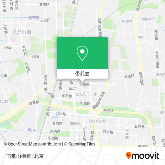 书堂山街道地图