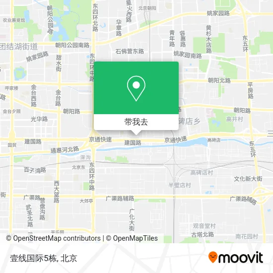 壹线国际5栋地图