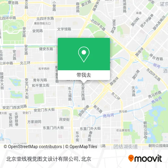 北京壹线视觉图文设计有限公司地图