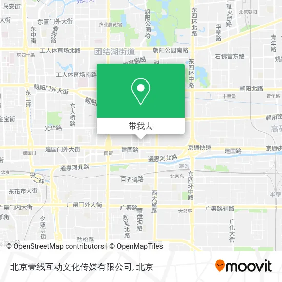 北京壹线互动文化传媒有限公司地图