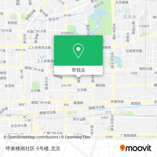 呼家楼南社区-5号楼地图