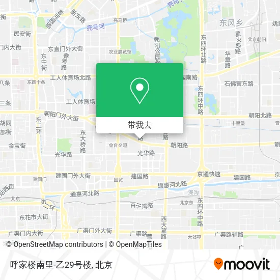 呼家楼南里-乙29号楼地图