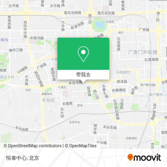 恒泰中心地图