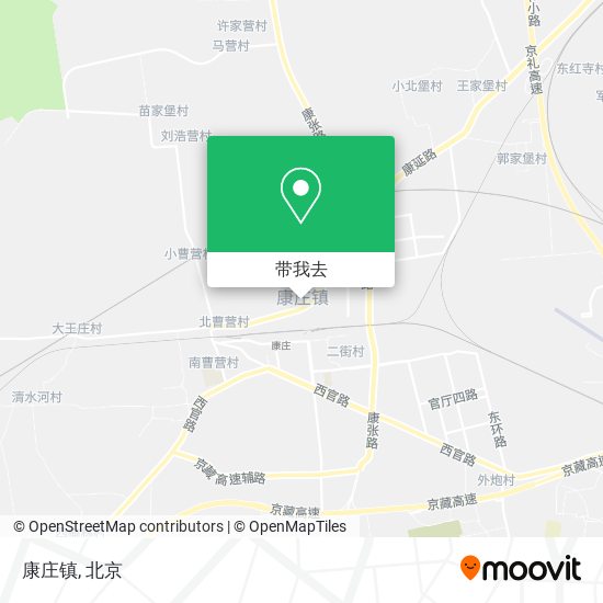 康庄镇地图