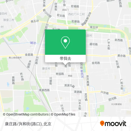 康庄路/兴和街(路口)地图