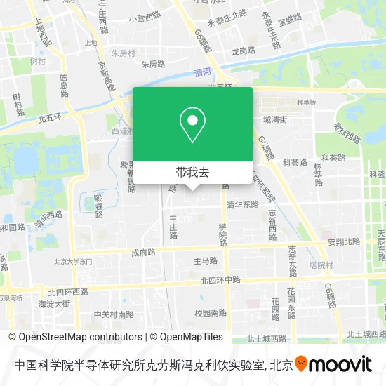 中国科学院半导体研究所克劳斯冯克利钦实验室地图
