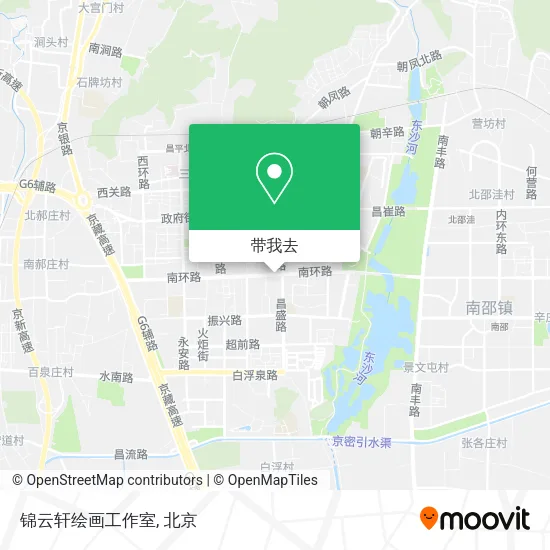 锦云轩绘画工作室地图