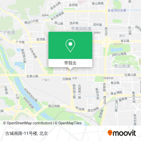 古城南路-11号楼地图