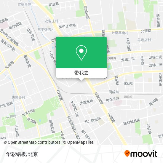 华彩铝板地图