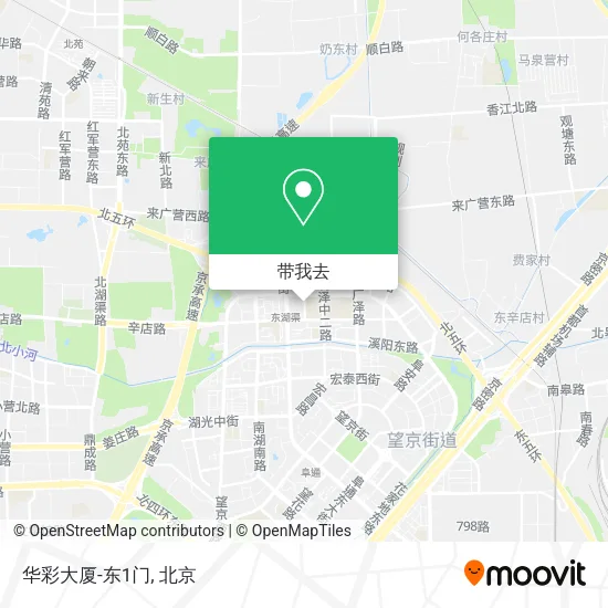 华彩大厦-东1门地图