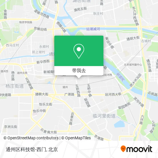 通州区科技馆-西门地图