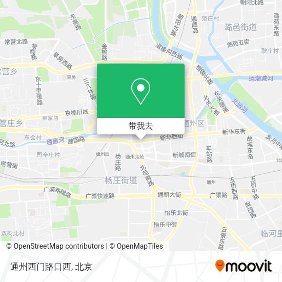 通州西门路口西地图