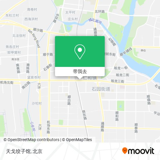 天戈饺子馆地图