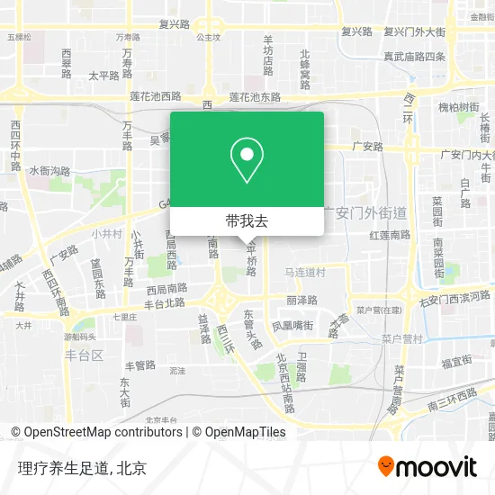 理疗养生足道地图