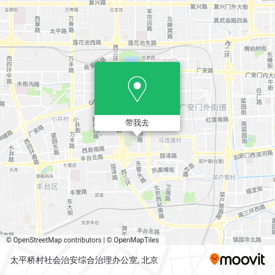 太平桥村社会治安综合治理办公室地图