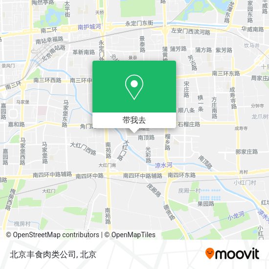 北京丰食肉类公司地图