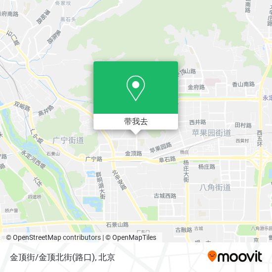 金顶街/金顶北街(路口)地图