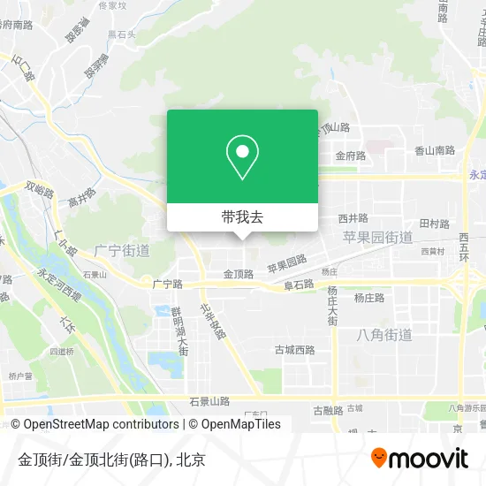 金顶街/金顶北街(路口)地图