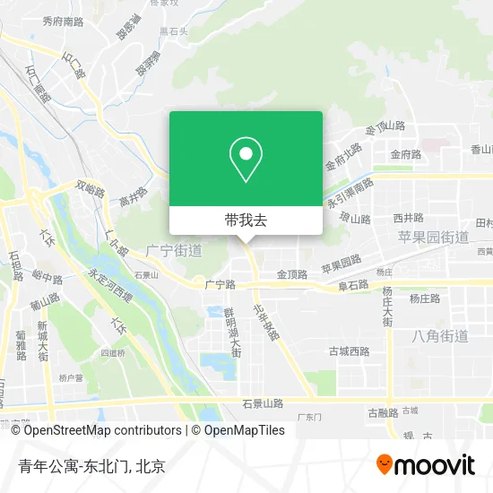 青年公寓-东北门地图