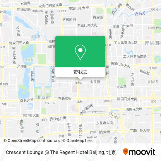 Crescent Lounge @ The Regent Hotel Beijing地图