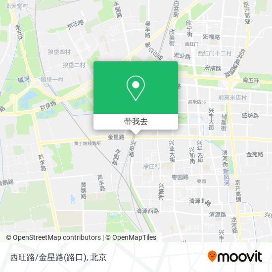 西旺路/金星路(路口)地图