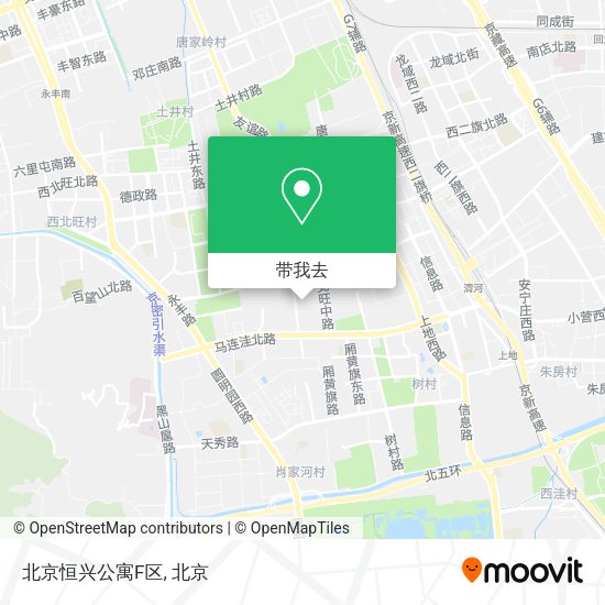 北京恒兴公寓F区地图