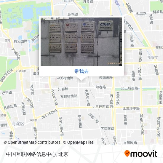 中国互联网络信息中心地图