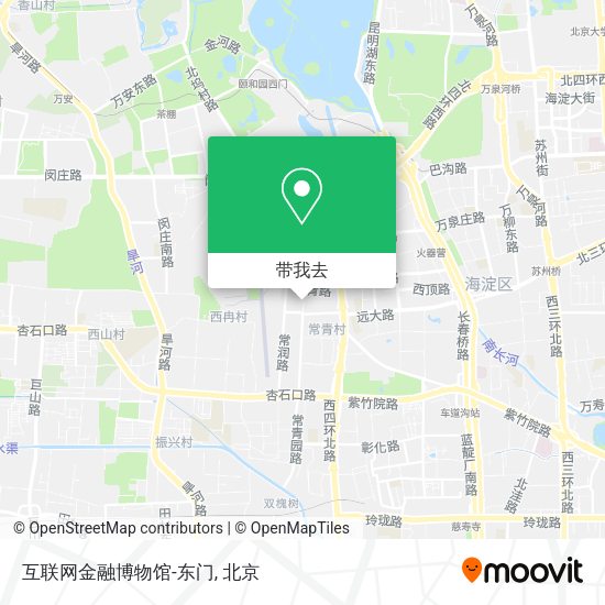 互联网金融博物馆-东门地图