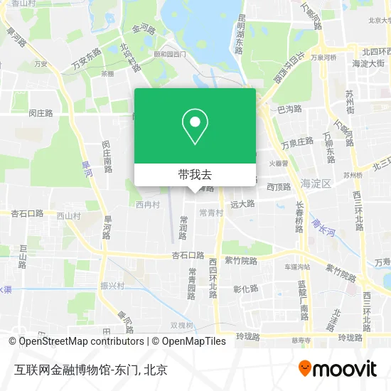 互联网金融博物馆-东门地图