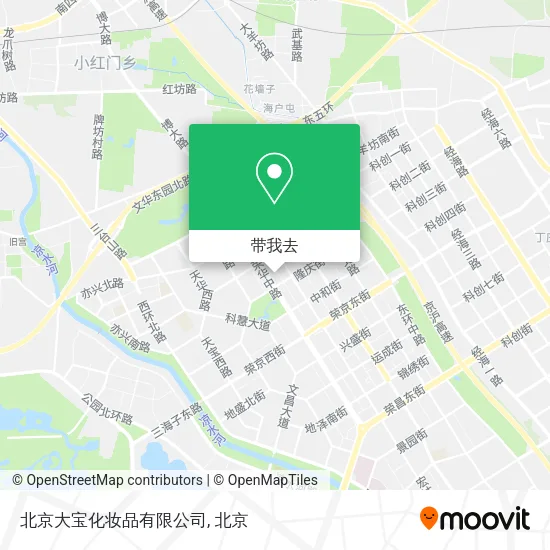 北京大宝化妆品有限公司地图