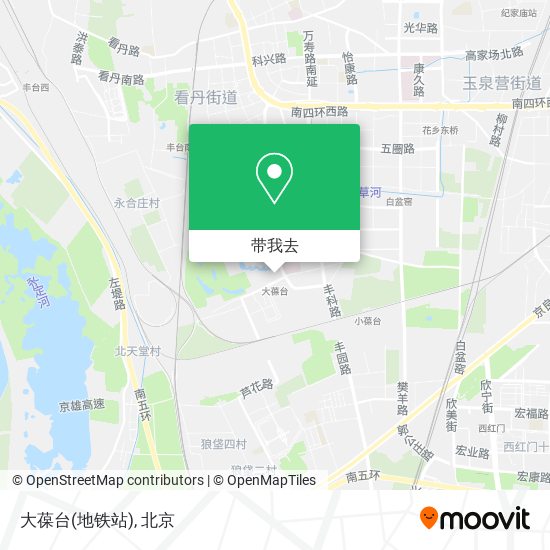 大葆台(地铁站)地图